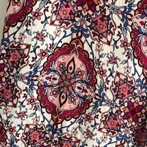 Flowy printed pants with belt from the Loft - Picture 3 of 4